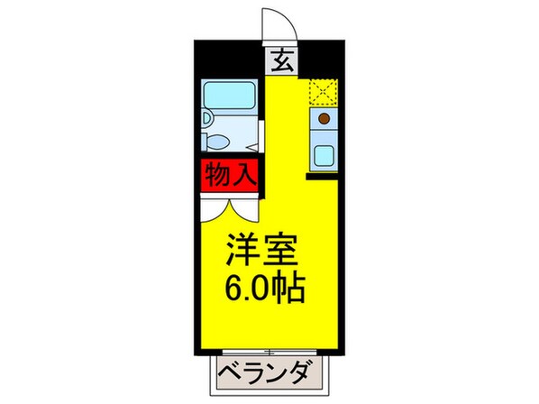 カレッジハウスイ－ストの物件間取画像